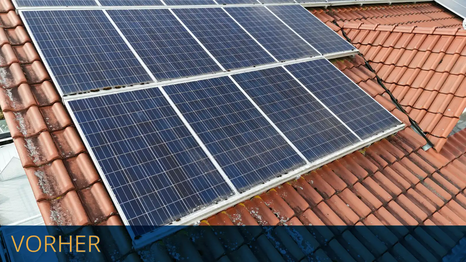 PV-Anlagen-Reinigung - VORHER